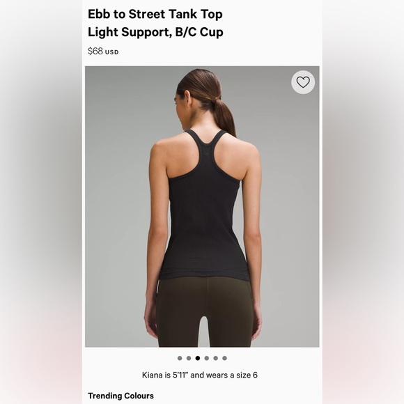 EBB to Street Lululemon Tank Top - Picture 2 of 5